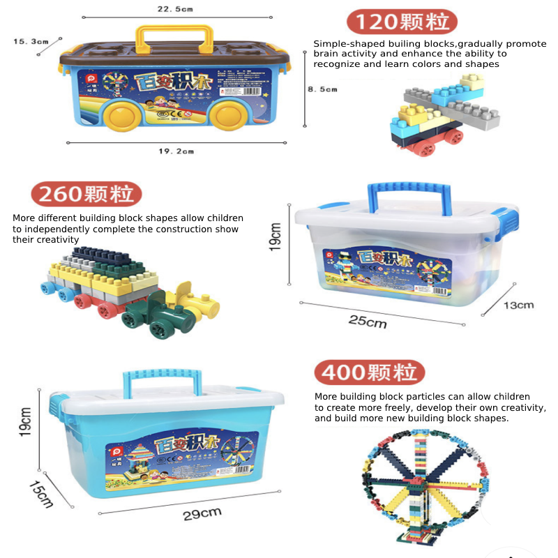Building Blocks Sets DIY Creative Bricks Compatible Bricks Educational ...