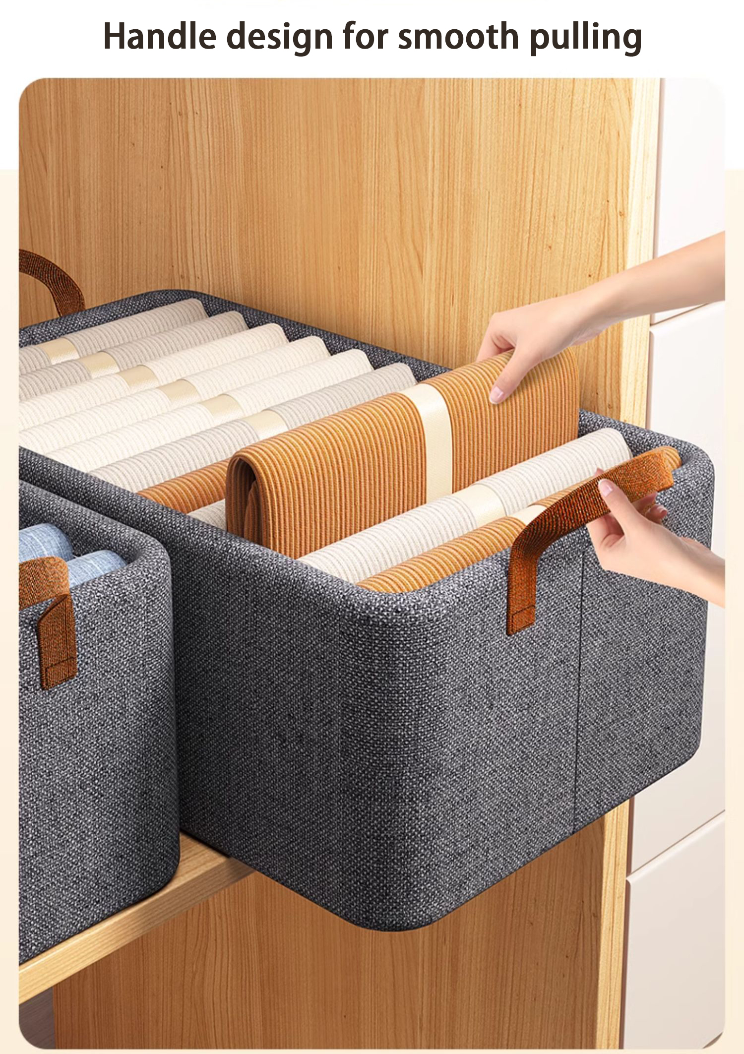 【Buy 1 get 6】Steel Frame Portable Clothes Organizing Storage Box ...
