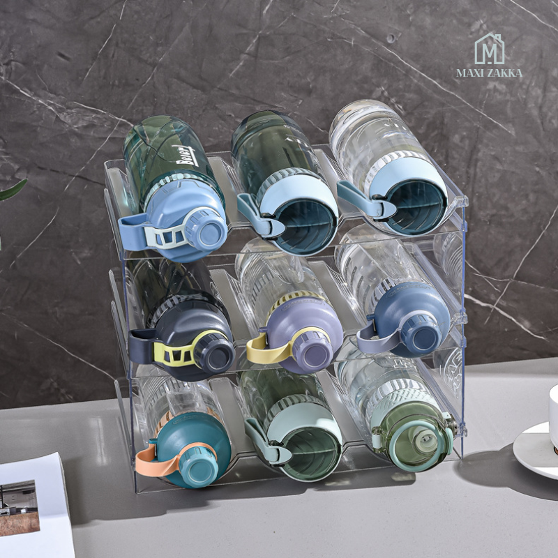 🇸🇬 (Cheapest) Water Bottle Flask Holder Stackable Storage Organiser ...