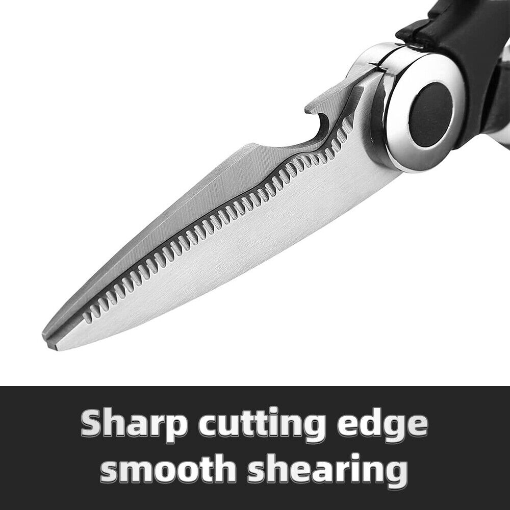 🇸🇬【SG stock】5 in1 Multi Purpose Kitchen Scissors Ultra Sharp Premium ...