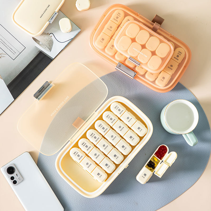 [SG]Premium Quality Transparent Mini Pill Box - Compact and Portable ...