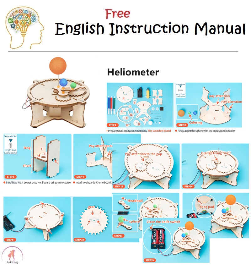 Heliometer DIY Kit - Students Handmade Science STEM Kit: Kids STEM DIY ...
