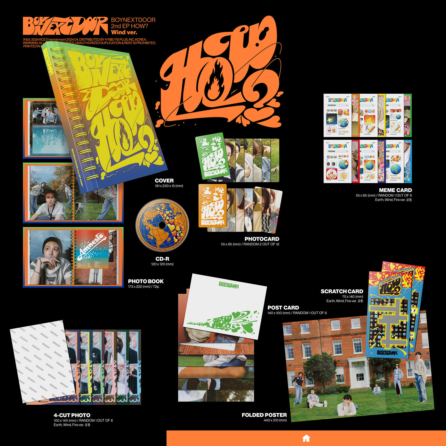 BOYNEXTDOOR - 2nd EP [HOW?] (Standard Ver.) | Shopee Singapore