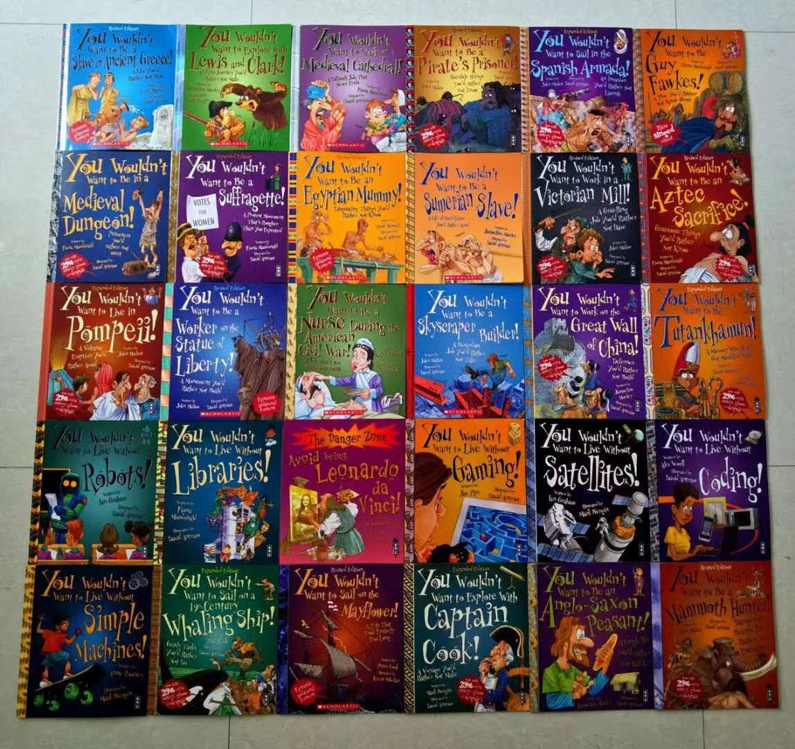 You wouldn't want toシリーズ　30冊セット Scholastic You Wouldn't Want To Series (30 books bundle
