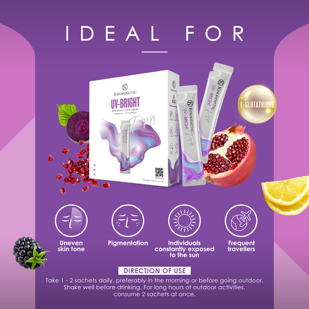 Kinohimitsu UV-Bright Pro Inner Beauty Supplement Sachet 25ml ...