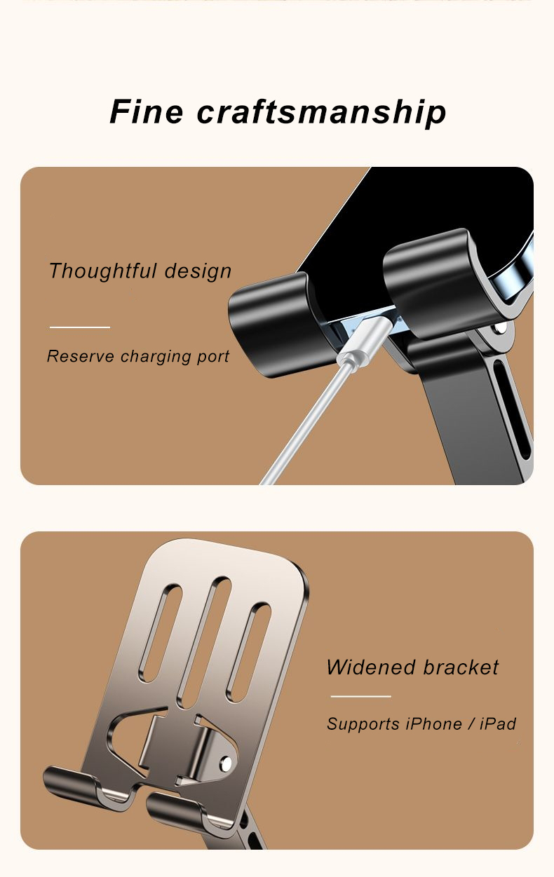 Cell Phone Holder, Folding Non-Slip - Mobile Phone Holder Laptops Phone