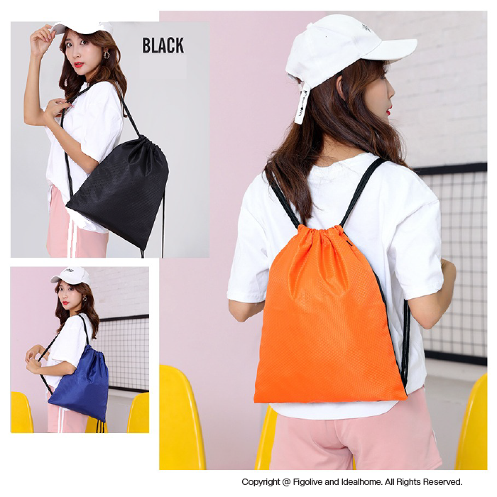 [SG Ready Stock] Lightweight Water Resistant Drawstring Backpack ...