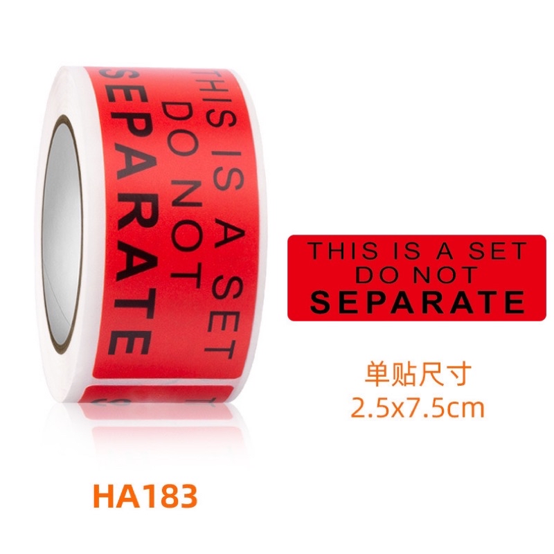 【SG Instock】 Bundle 2 Rolls @300pcs Packing Label Fragile Sticker /Do ...