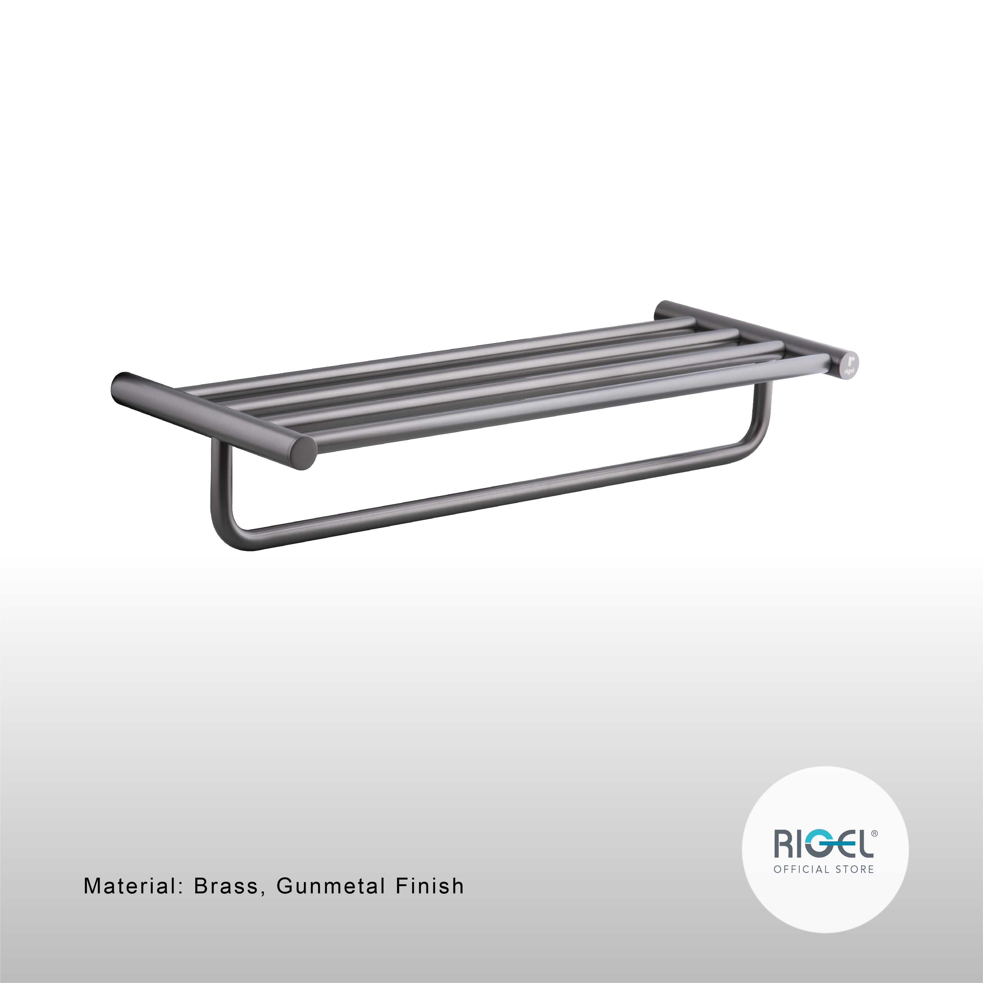 [P.O] RIGEL Gunmetal Towel Shelf TS6910 (GUN) - Early August | Shopee ...