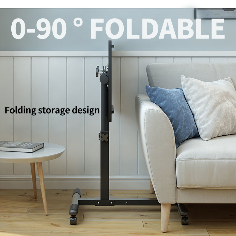 Simple Foldable Movable Laptop Table | Adjustable Bedside Table for ...