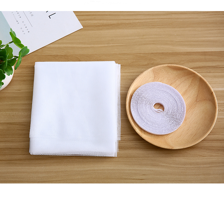 Anti Mosquito Net Mesh Flyscreen With Velcro tape Invisible Indoor ...