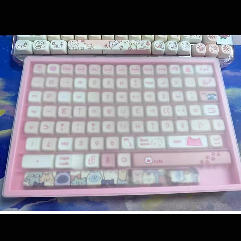 SG丨2Layers Keycaps Storage Box With Lid Keycaps Display Container ...