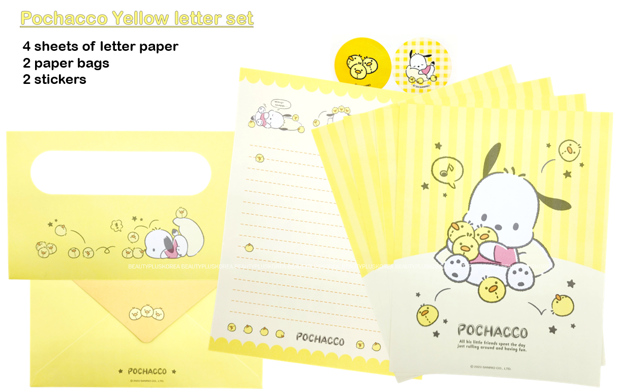 [SANRIO] Pochacco paper letter collection stationery paper | Shopee ...