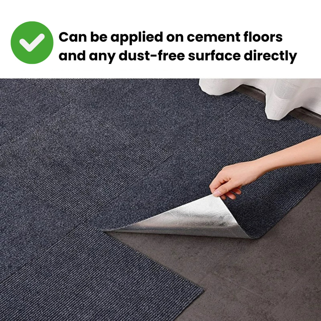 [SG] Self Adhesive Splicing Carpet Anti Slip Mat Children's Carpet Pet ...