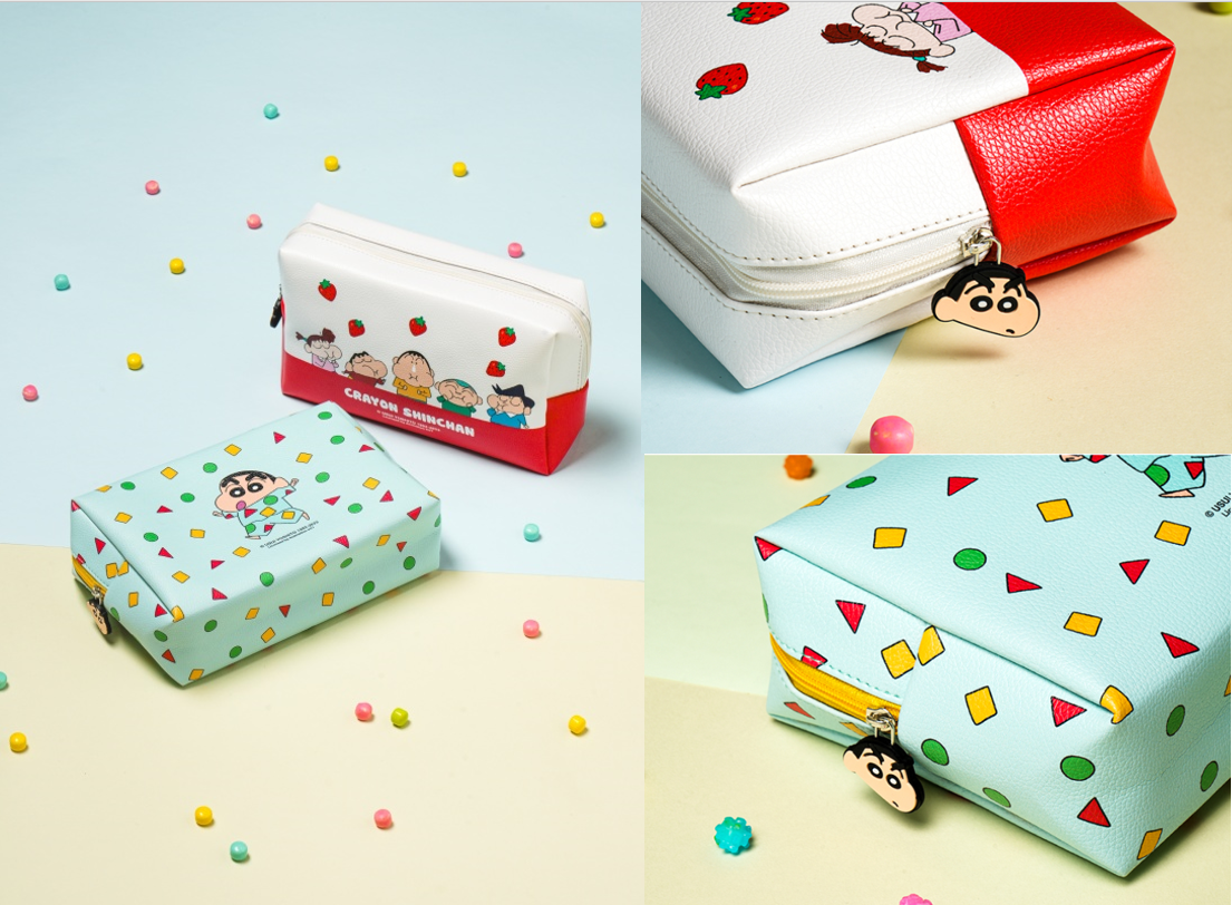 [Crayon ShinChan] Shinchan Square leather pouch large 1p 1047462 ...
