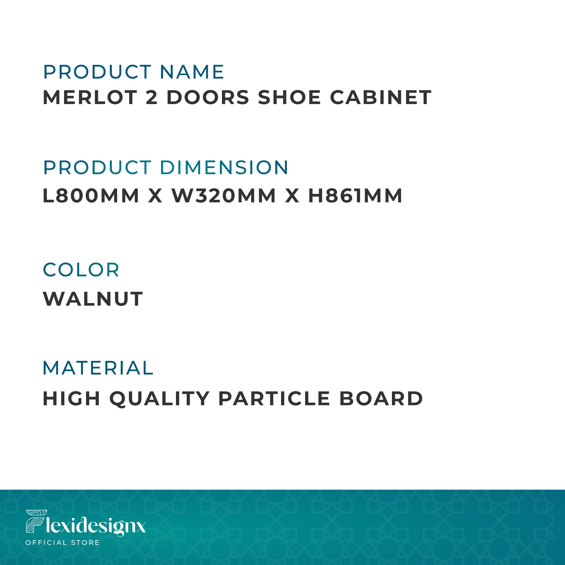 Shoe / Shoe Rack / 2 Door Shoe Rack / Rak Kasut / Kasut