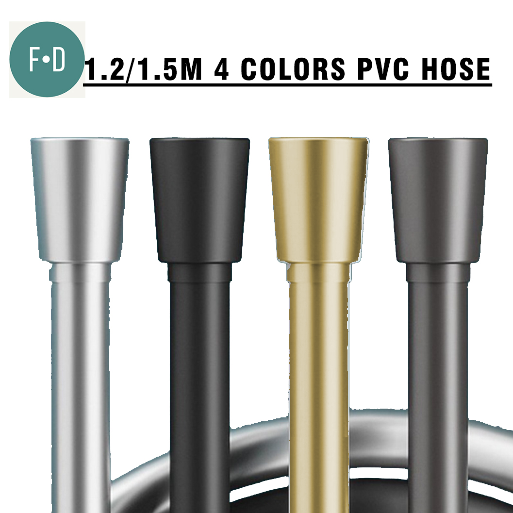1m Black Stainless Steel Shower Hose, 1MUniversal Standard Fitting(G1/2)|High Pressure Resistance - View #5