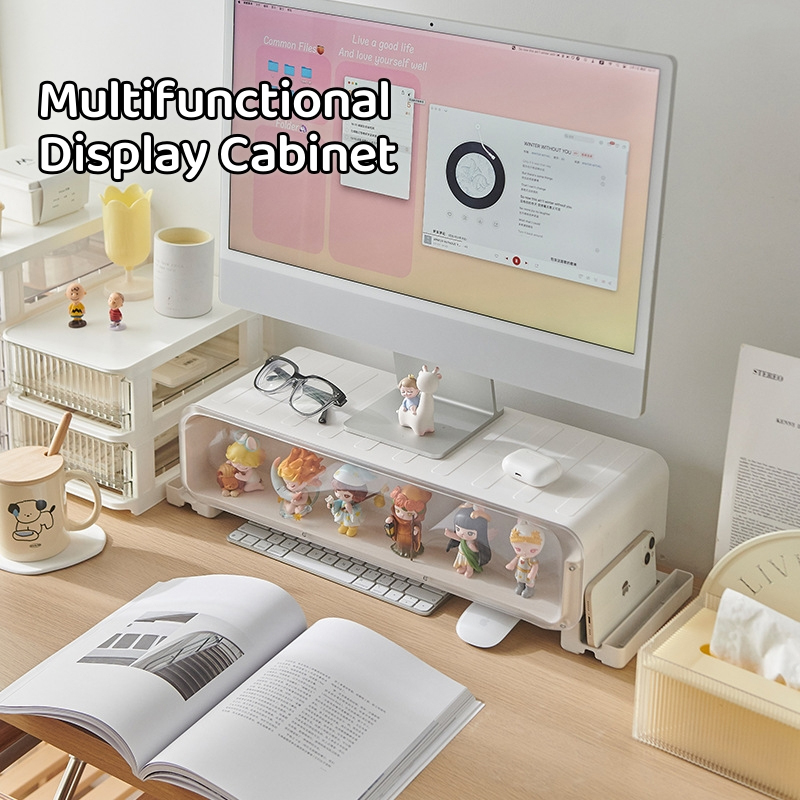 SG Monitor Stand Riser Toy Popmart Display Box Office Laptop Elevated ...