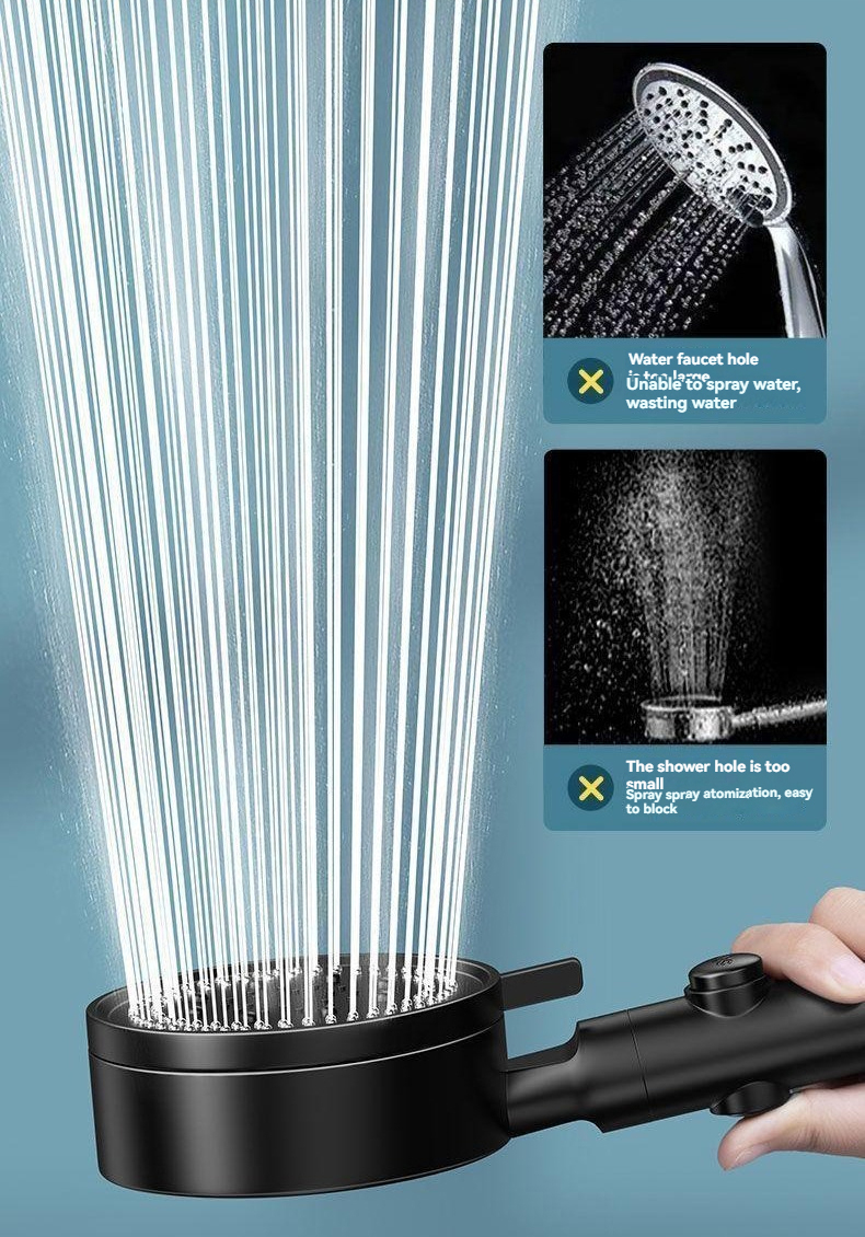 5 Modes High Pressure Handheld Shower Bath Heads Bathroom Accessories ...