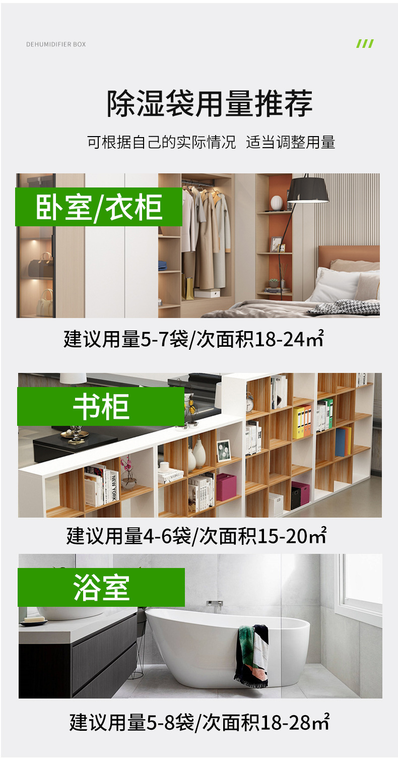 Dehumidifier Bag Anti-Moisture Hangable for Closet Cupboard Prevent ...