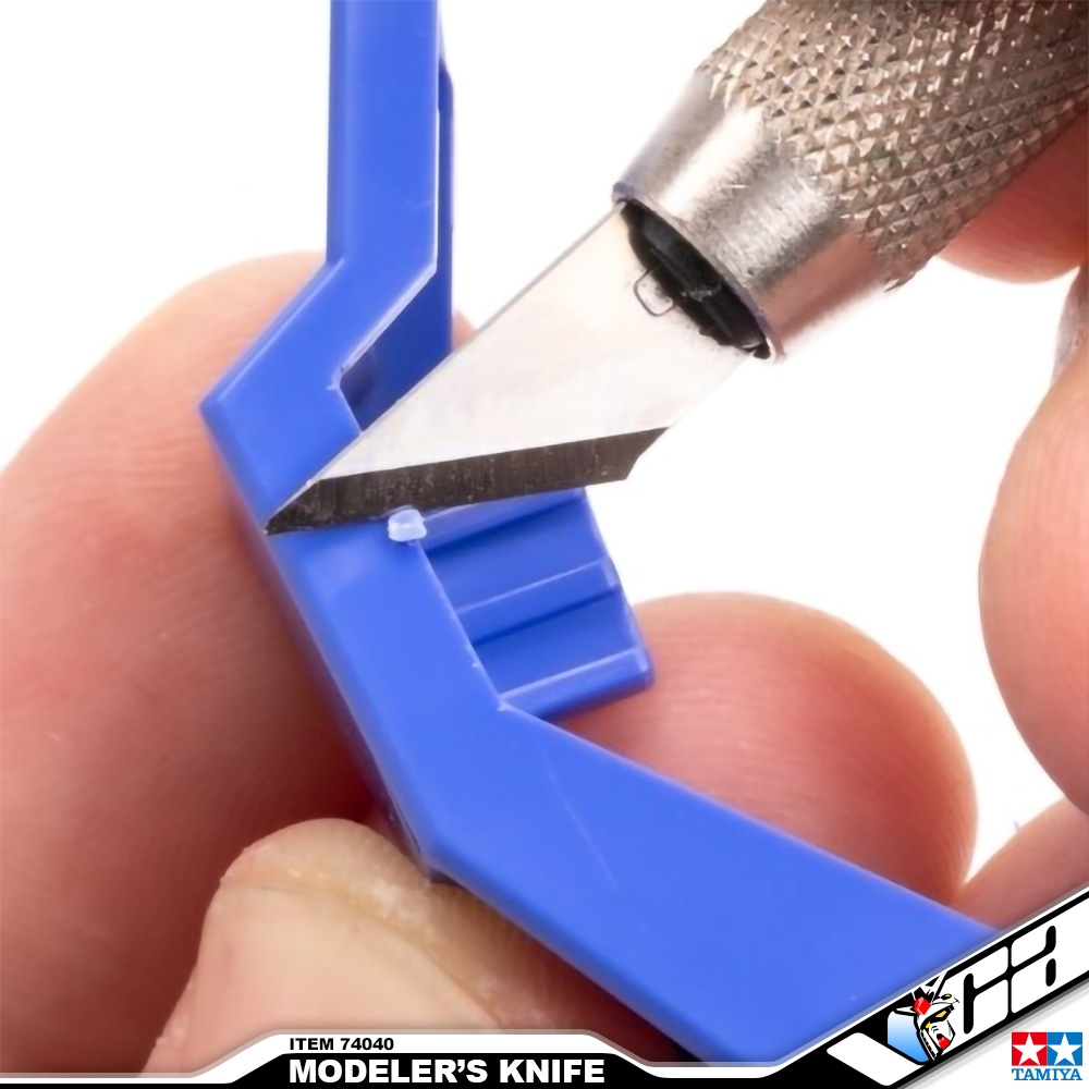 Tamiya 74040 Bastel-Messer für den Modellbau inkl. 25 Klingen