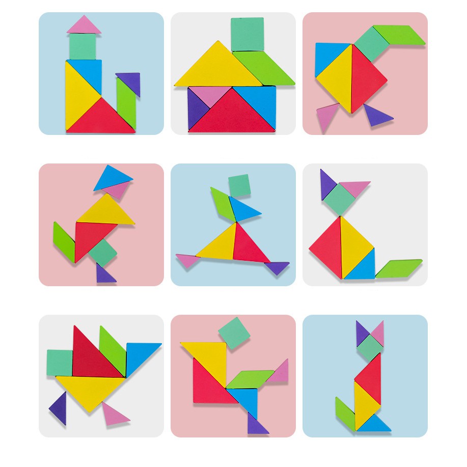Goodie Bag Magnetic 3D Tangram Puzzle For Kids Birthday Party Gift ...