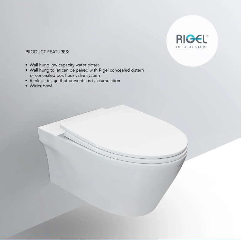 RIGEL Wall Hung Toilet Bowl WH9032BP | Shopee Singapore