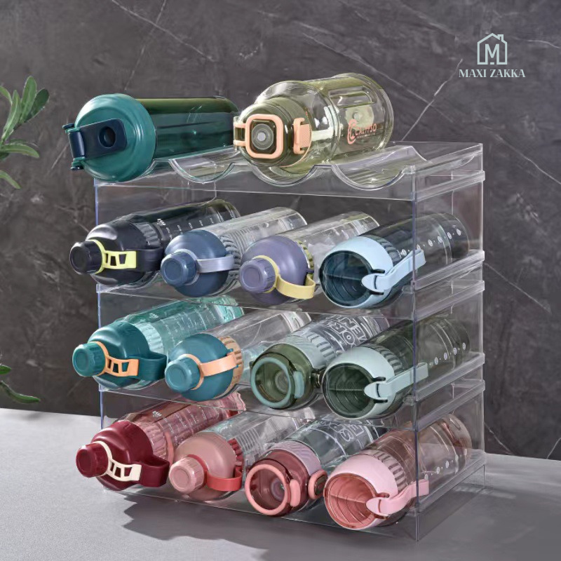 🇸🇬 (Cheapest) Water Bottle Flask Holder Stackable Storage Organiser ...