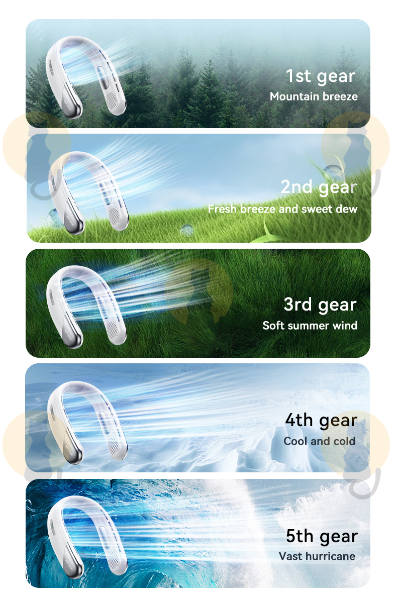[ SG Ready Stock] 2024 New Portable Fan USB Rechargeable Bladeless Fan ...