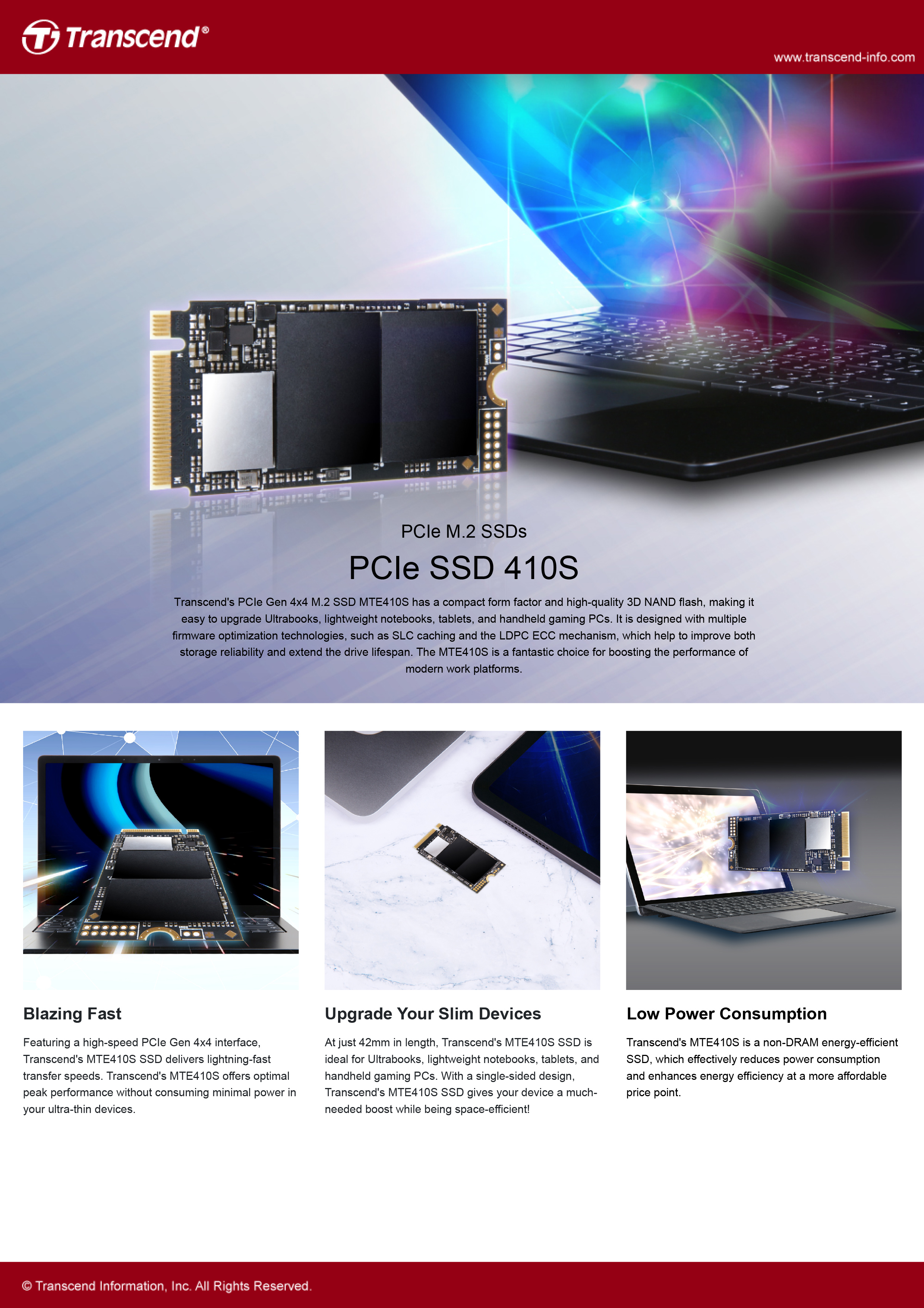 トランセンド Transcend 410S 2TB M.2 SSD NVMe M.2 SSD MTEシリーズ