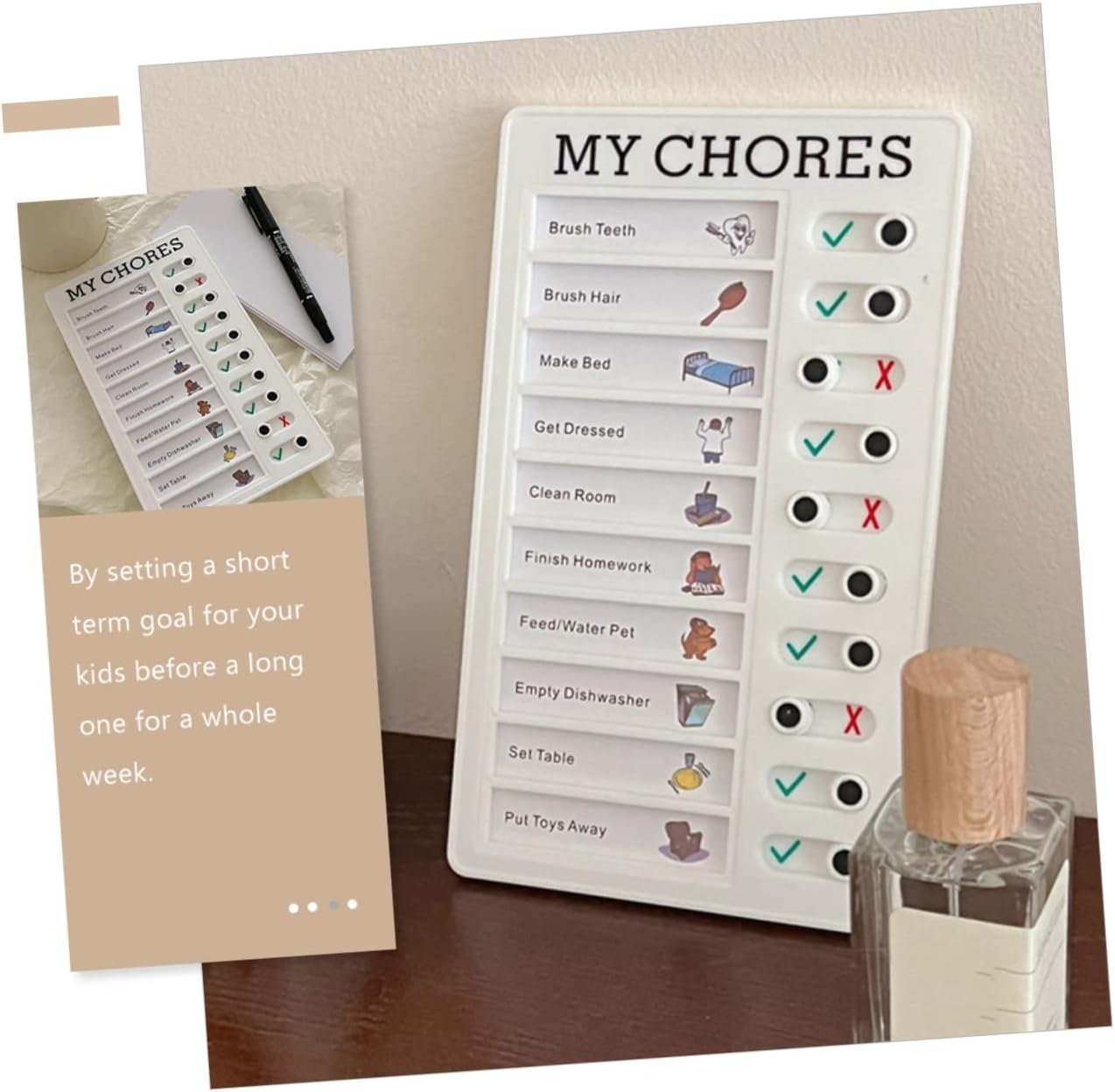 [SG STOCK] Reusable Planning Board My Chores Checklist Schedule Planner ...