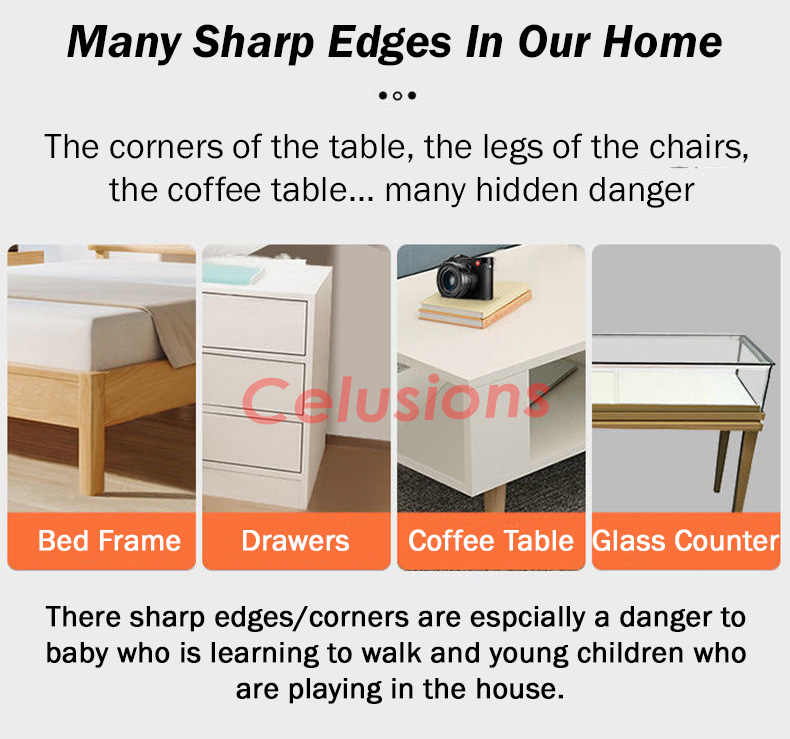 【SG Seller】 ️1m|2m Clear Edge Protector ️Self Adhesive Guard Sharp ...