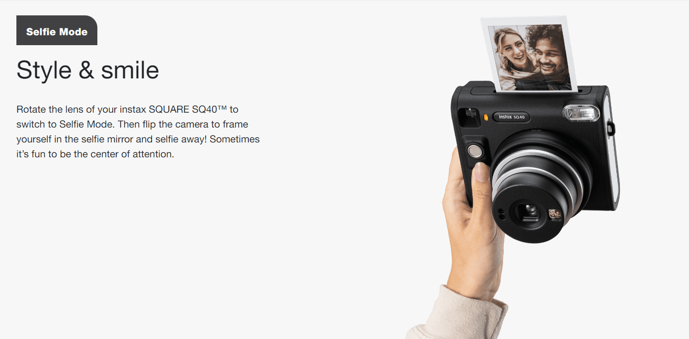 Fujifilm Instax Square 40 SQ40 Film Polaroid Camera - 6 Months Warranty ...
