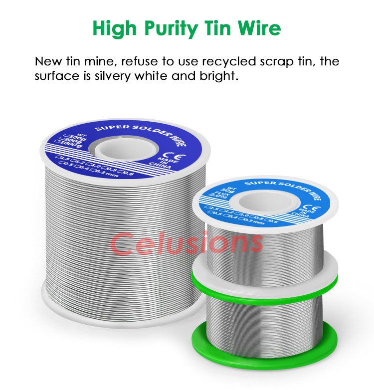 Fil à Souder Sans Plomb 0.8mm - 50g - Pour Soudure Aluminium Et Acier Inox
