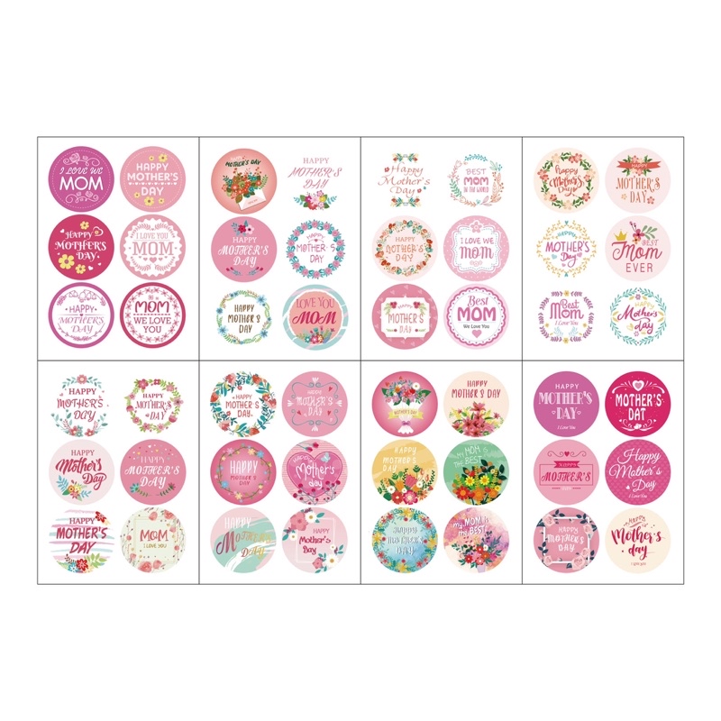 SG STOCK CNY 2026 HARI RAYA 8Sheet(96Pcs sticker) Sticker Chinese New ...