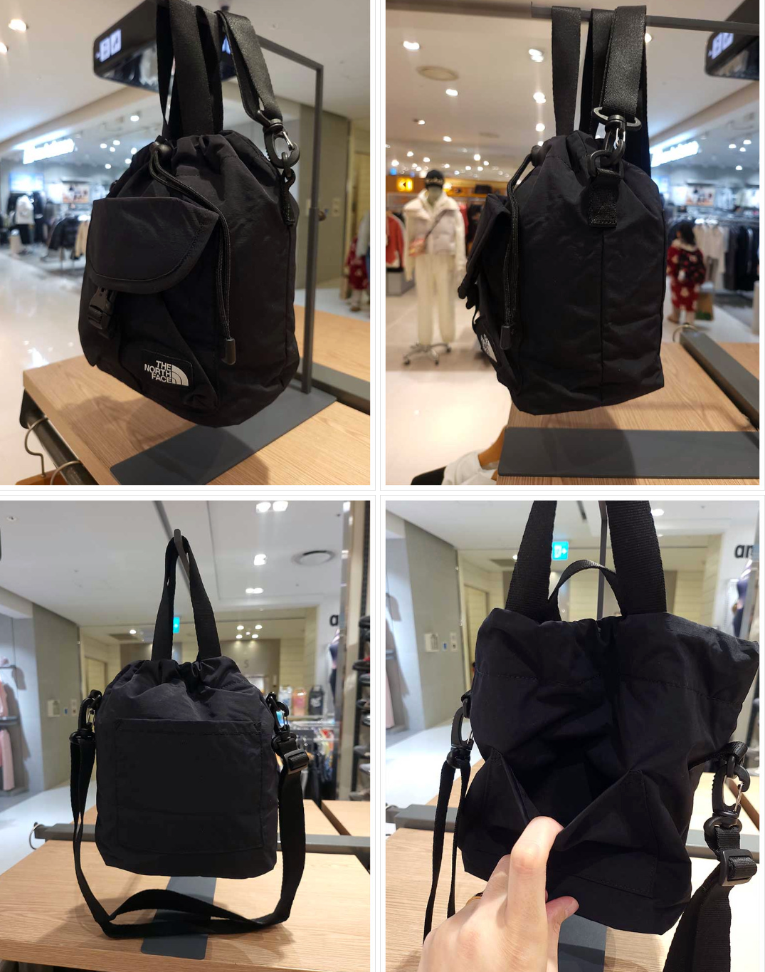 【THE NORTH FACE】 Breeze Bucket Bag ♥4COLOR The North Face Mini Shoulder Bag Nylon Flap Breeze Bucket