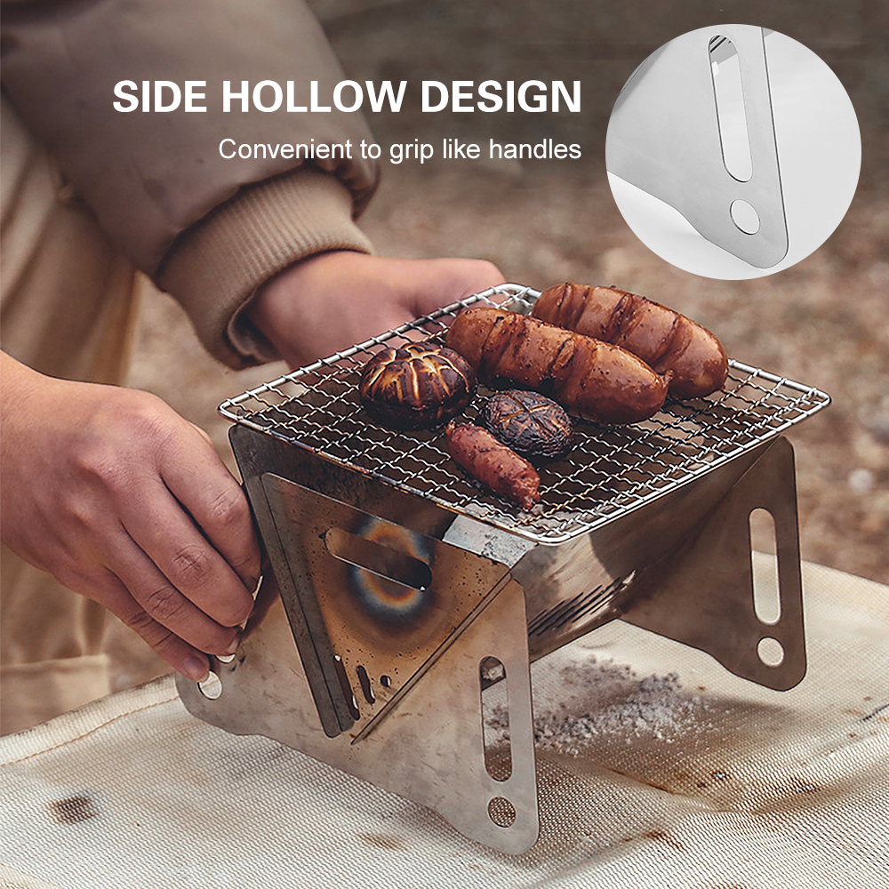 【Reday Stock】Stainless Steel Mini Grill BBQ Things Charcoal Stove ...