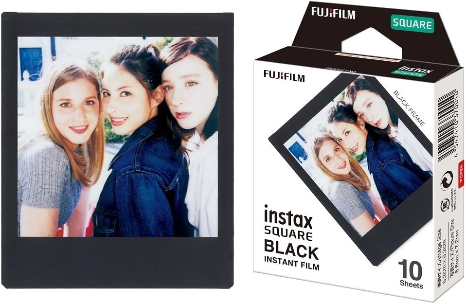 Fujifilm Instax Square Film Black frame for SQ Series SQ1 Square