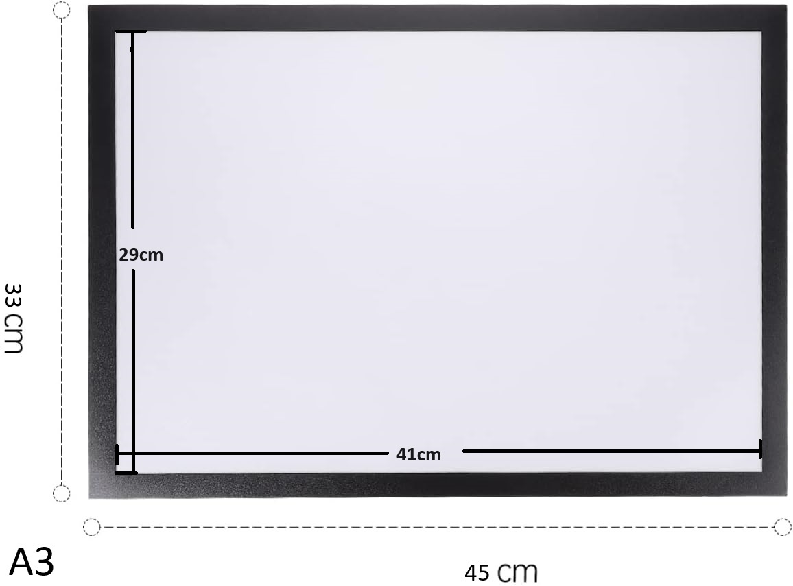 Picture Frames A3, A4, A5, A6 Size Creative Magnetic Photo Frames ...