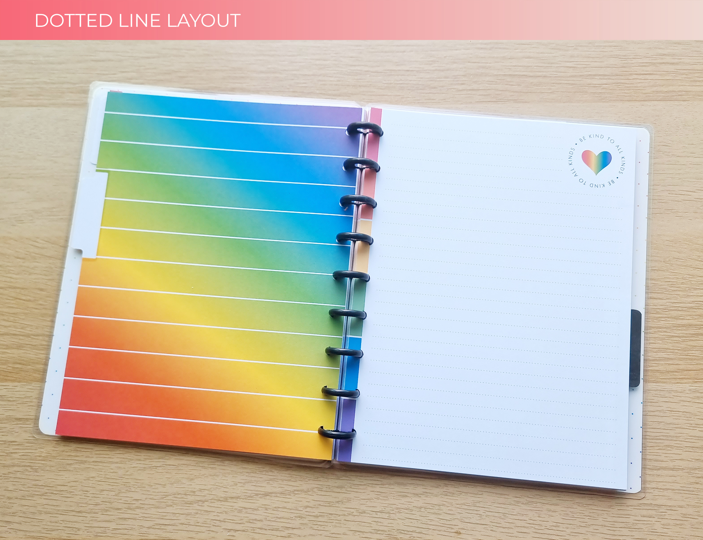 Classic Notebook - Rainbow (Dotted Line) | Shopee Singapore