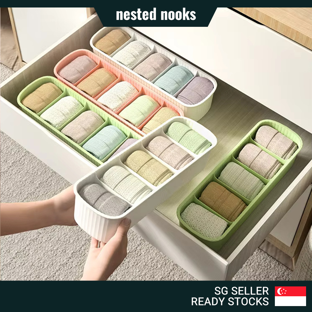 Wardrobe Underwear Brassiere Socks Handkerchief Clothes Organizer ...