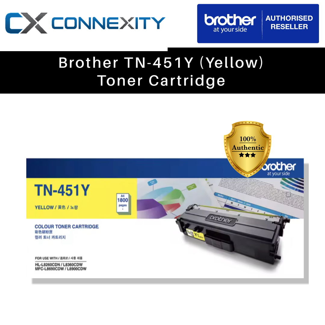 Brother TN-451 Toner Cartridge Set BK+C+M+Y Set l TN451 SET HL-8260CDN ...