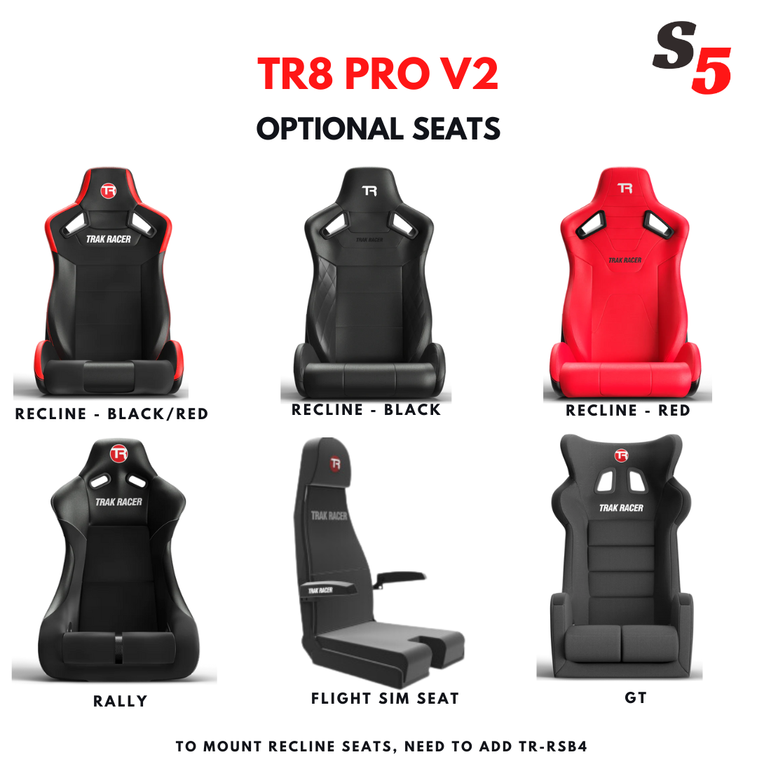 Trak Racer TR8 PRO V2 / Racing Simulator Cockpit / SIM RACING RIG ...