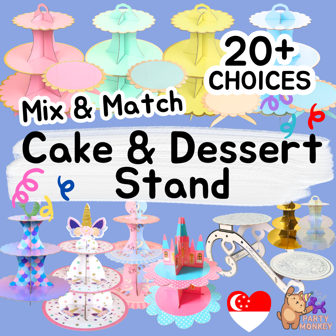 [SG Seller] Disposable Cake Stand Cupcake Dessert Stand 3 Tier for ...