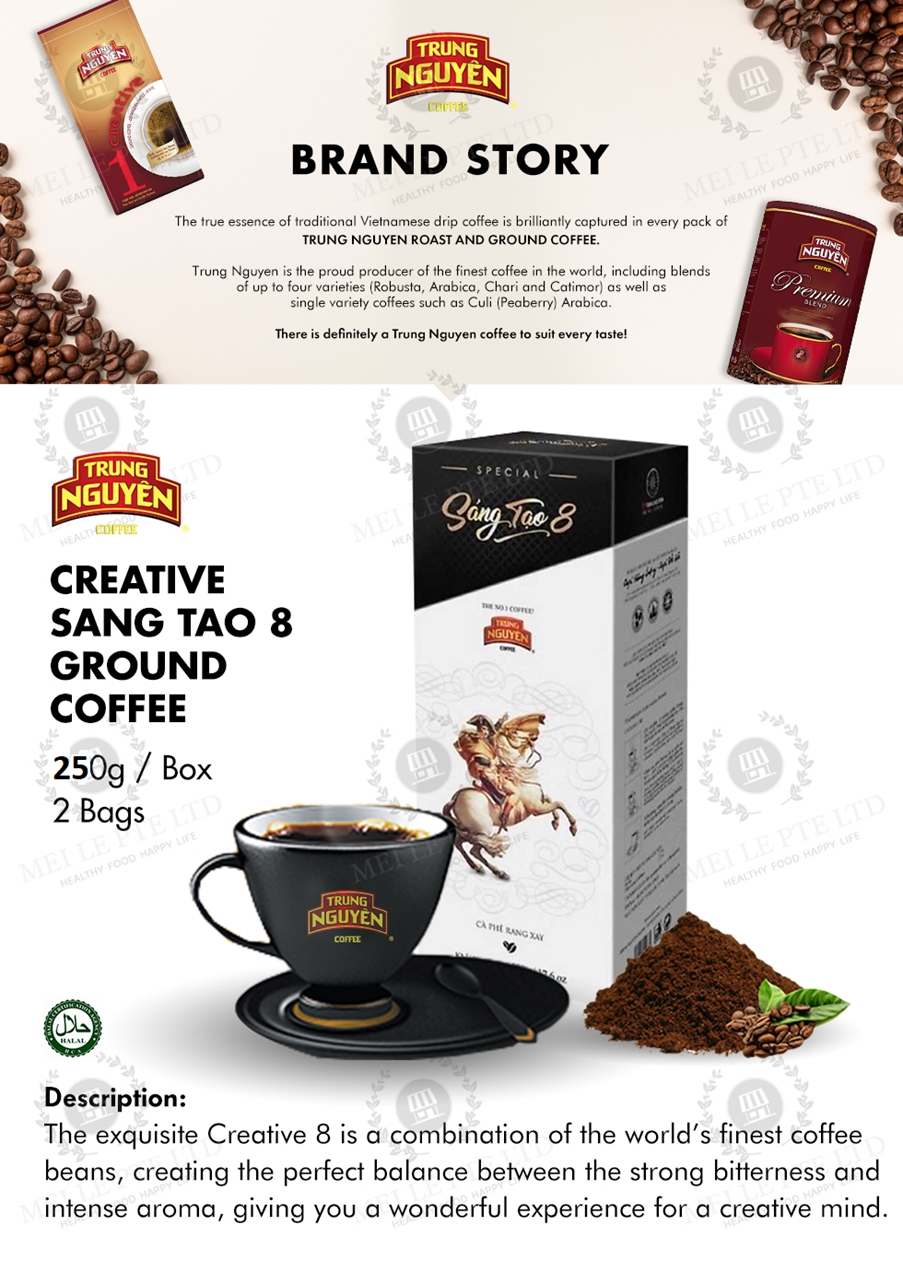 SG STOCK] Sang Tao 8 - Ground Coffee ~ Arabica & Robusta Mix