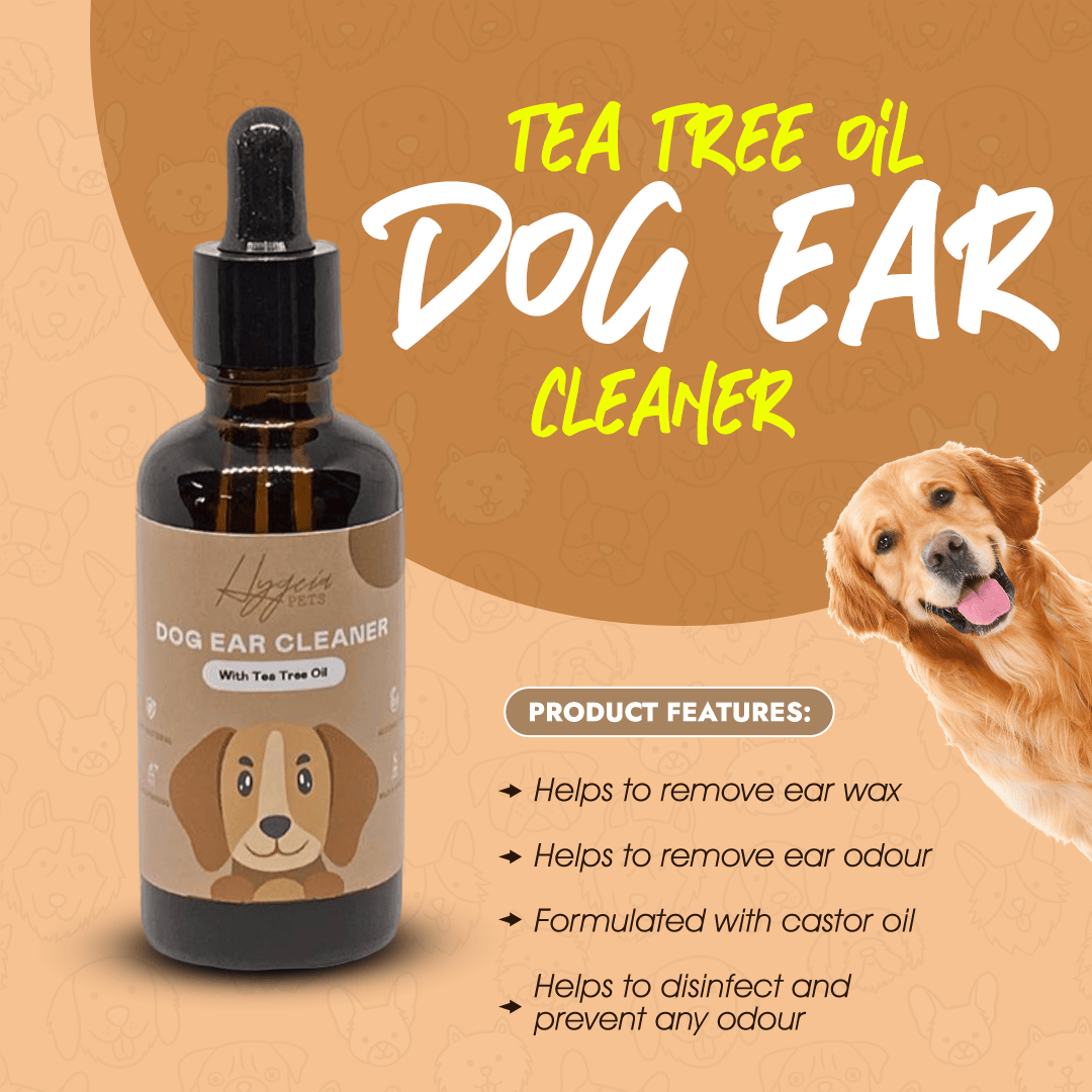 Hygeia Pets Tea Tree Oil Dog Ear Cleaner 50ml | Shopee Singapore
