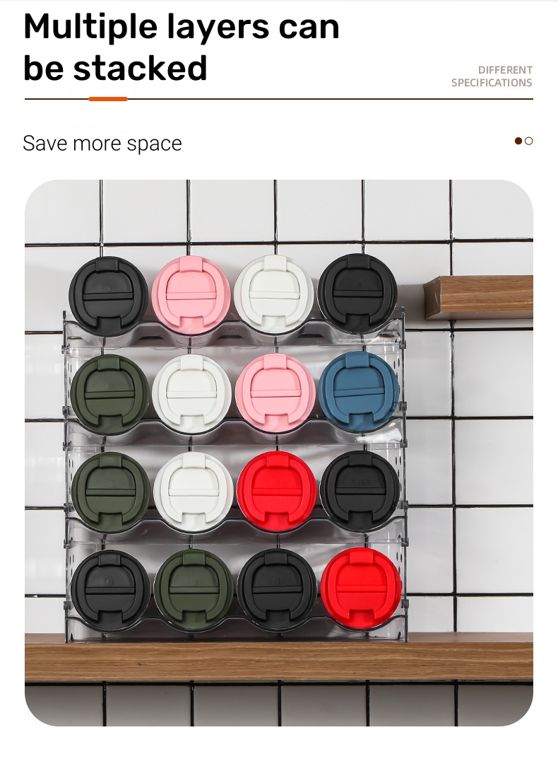 Maxvaluesg® Wine Rack Water Flask Bottle Organizer Thermos Holder Multi ...