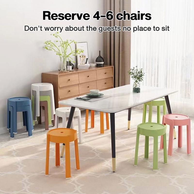 SNB Upgraded Plastic Chair Stool Stackable Designer Modern Plastic ...