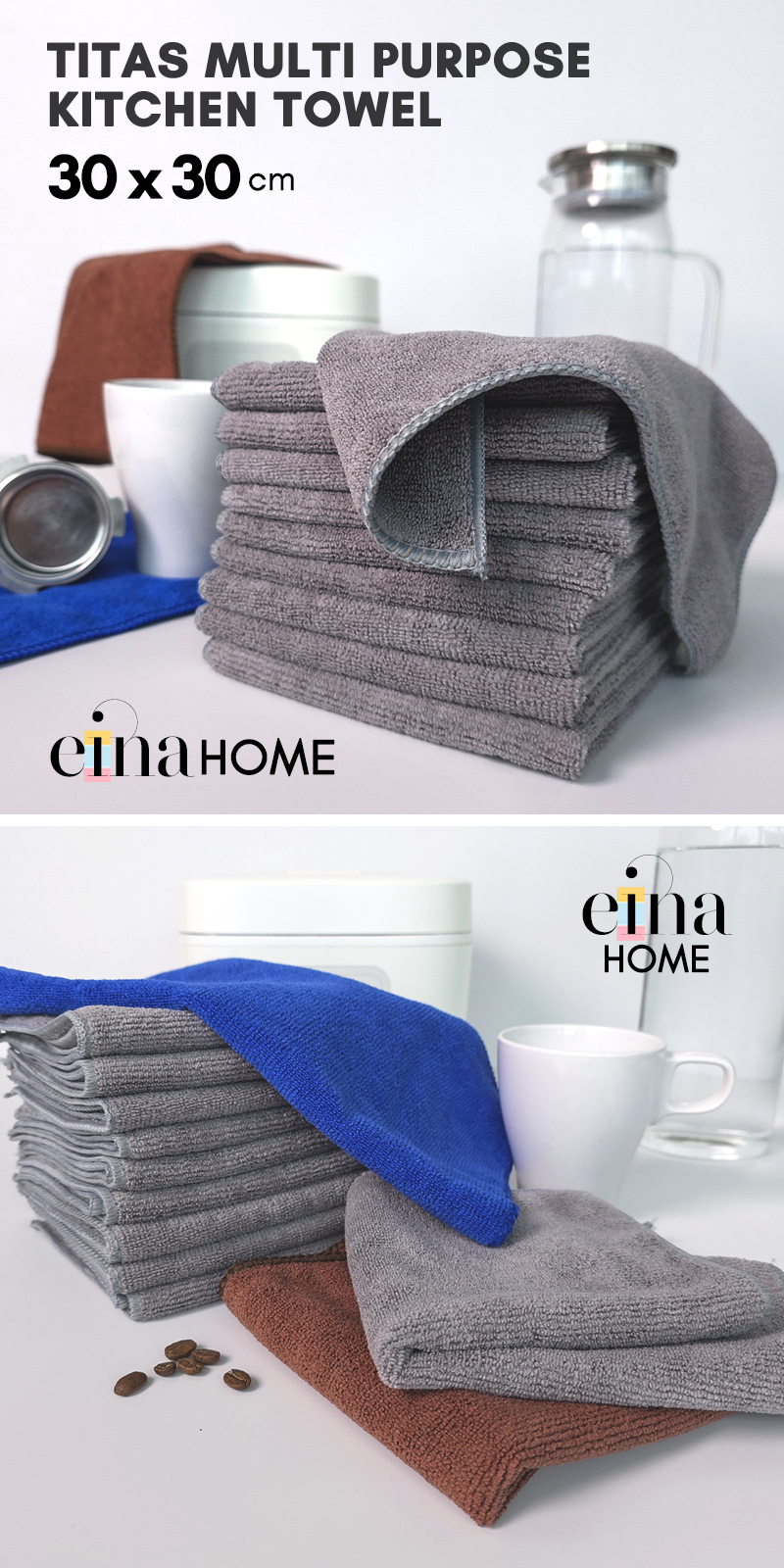 [BUY 18 FREE 2] Einahome Titas Kitchen Cloth Kitchen Towel Cleaning ...