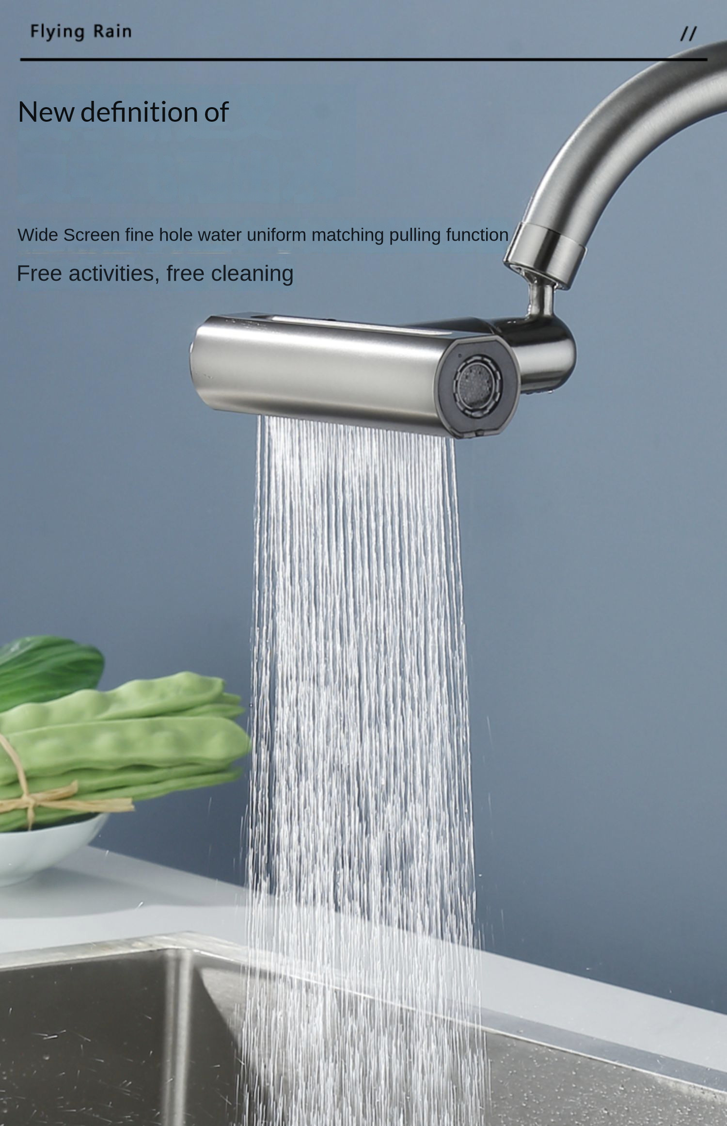 🇸🇬【SG stock】Water Tap Rotation Tap Kitchen New Waterfall Kitchen ...